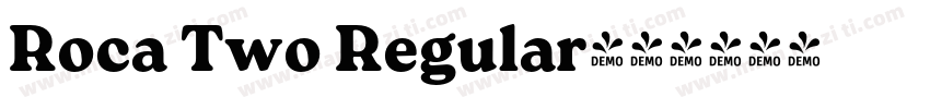 Roca Two Regular字体转换